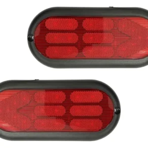 Par Lanterna Led Traseira Blindada P Reboque Carretinha 12v